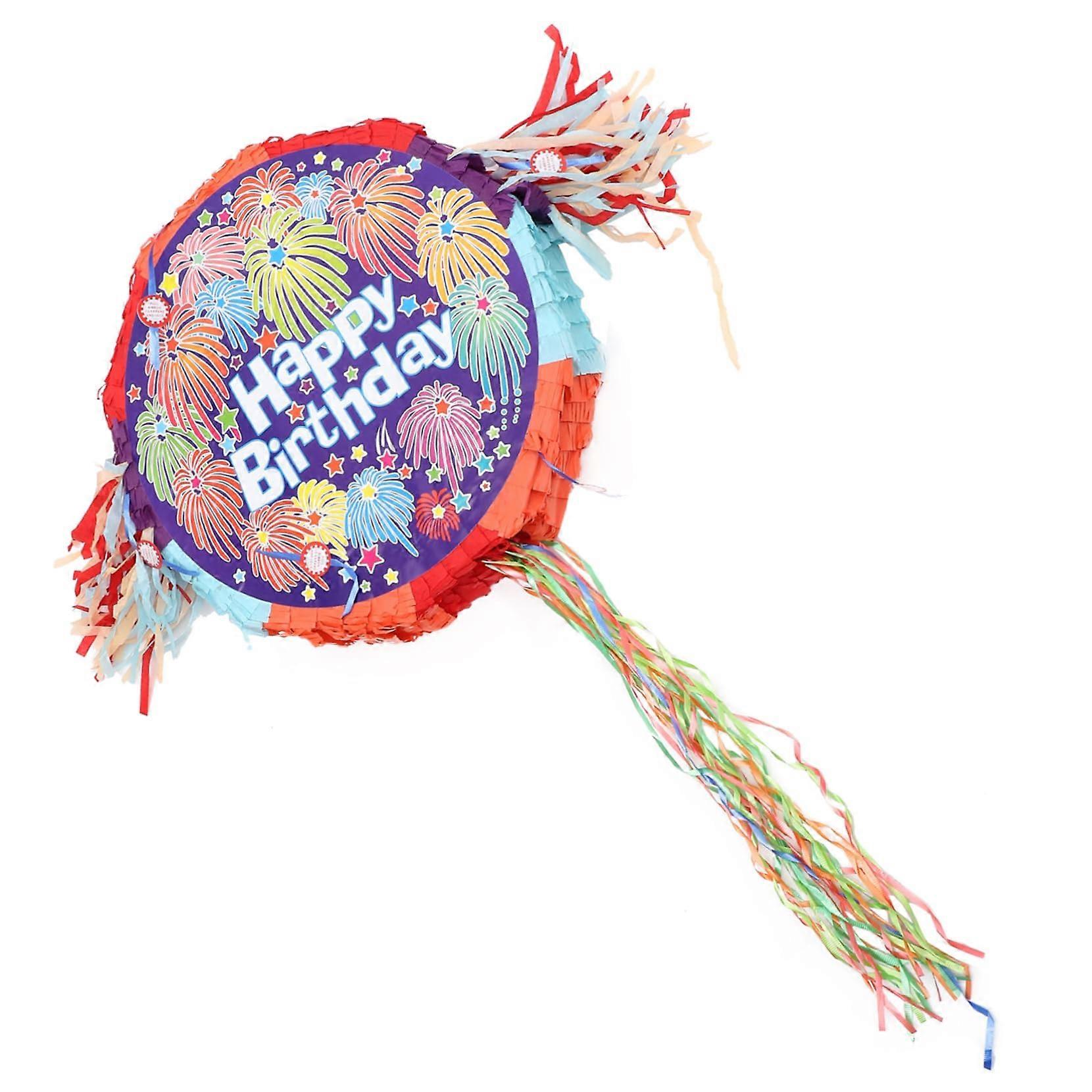 Piñata decorations for birthday parties, funny piñata filled with sweets for carnival and theme parties, vibrant colors and craftsmanship.