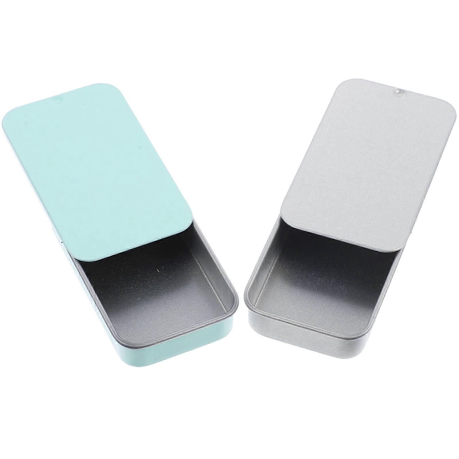 Portable Metal Sliding Lid Bird Feeder Box – Smart Food Container for Parrots, Budgies & Outdoor Bird Training Use (2pcs)