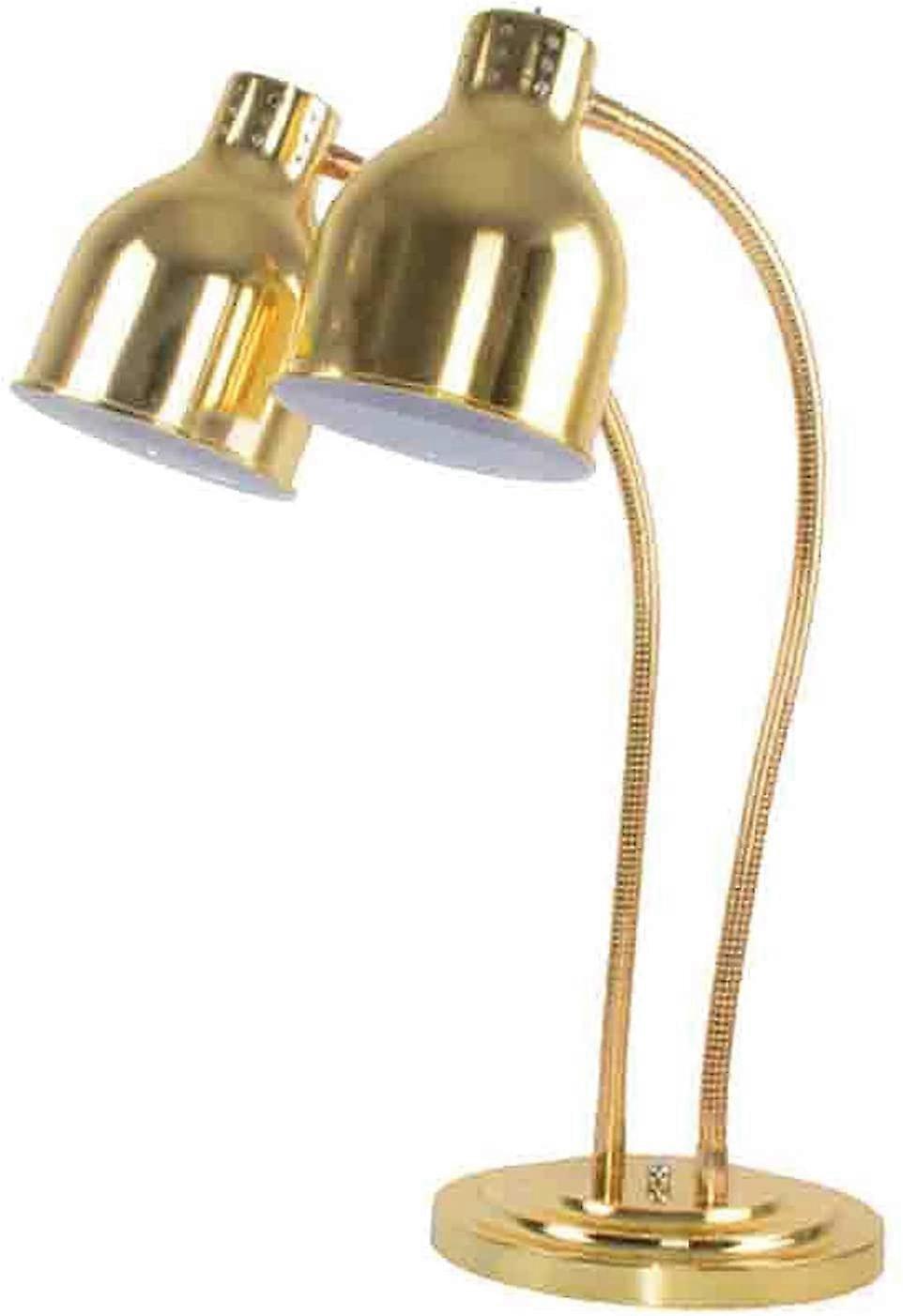 Food Heating Warmer Lamp DoubleHeaded Food Heating Lamp Buffet Food Pizza Insulation Table Lamp Height Adjustable Restaurant Food Display Lamp(3)