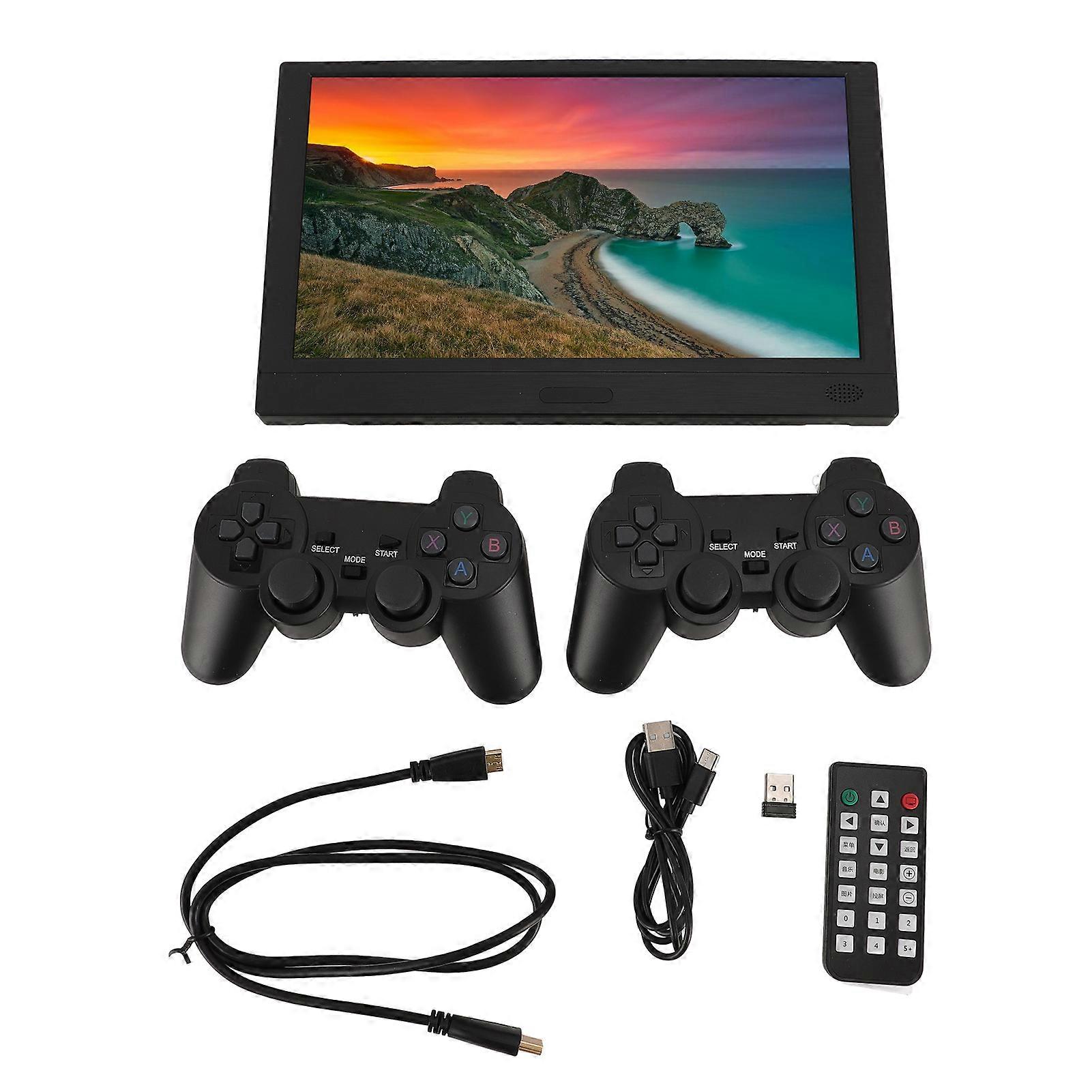 Portable Game Console with 11.6" HD Display, Music & E-Book Support, Wireless Projection