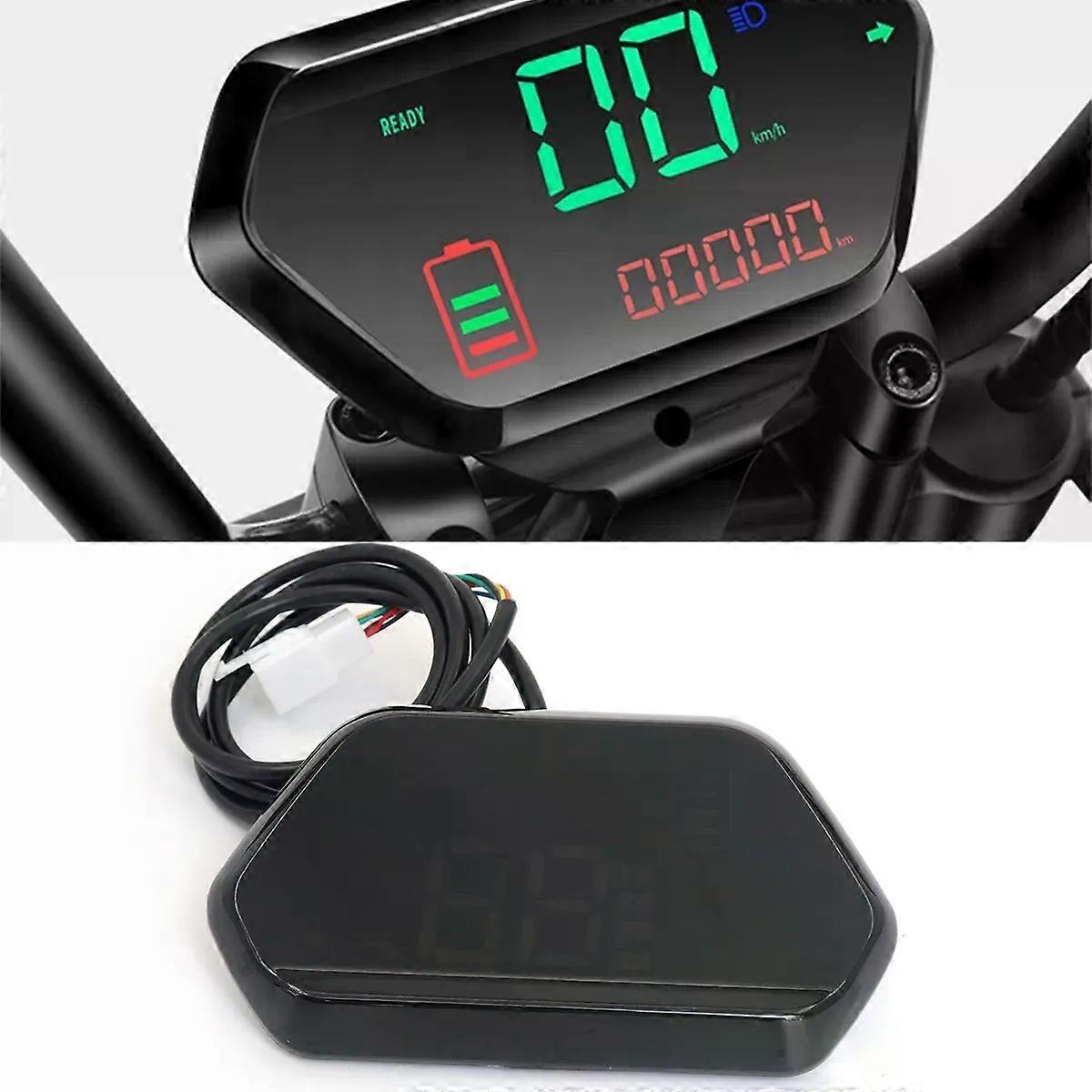 Citycoco Speedometer LED Display Meter 48/60/72V Meter Speed Battery Turn Light Head Light Display For Citycoco Electric Scooter