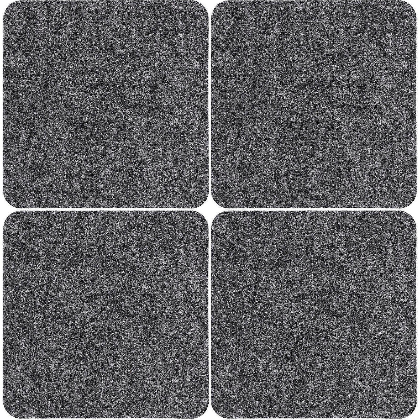 It sounds like you're describing a product listing for a set of felt drink coasters. Here's a refined and professional product description you could