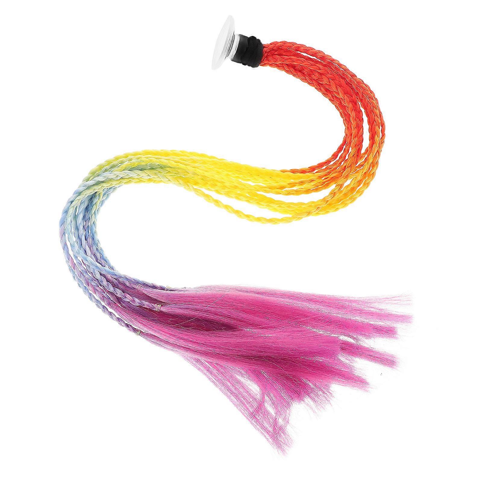 Helmet Pigtails Decorative Accessory Transportation Multi 62.00X4.00X4.00CM Durable And Faderesistant 1Pcs