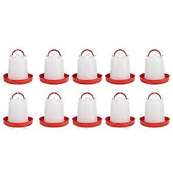 10 stks Automatische Kip Pluimvee Kip Drinker Waterer Voedsel Feeder Water Emmer LandbouwapparatuurYMJJ