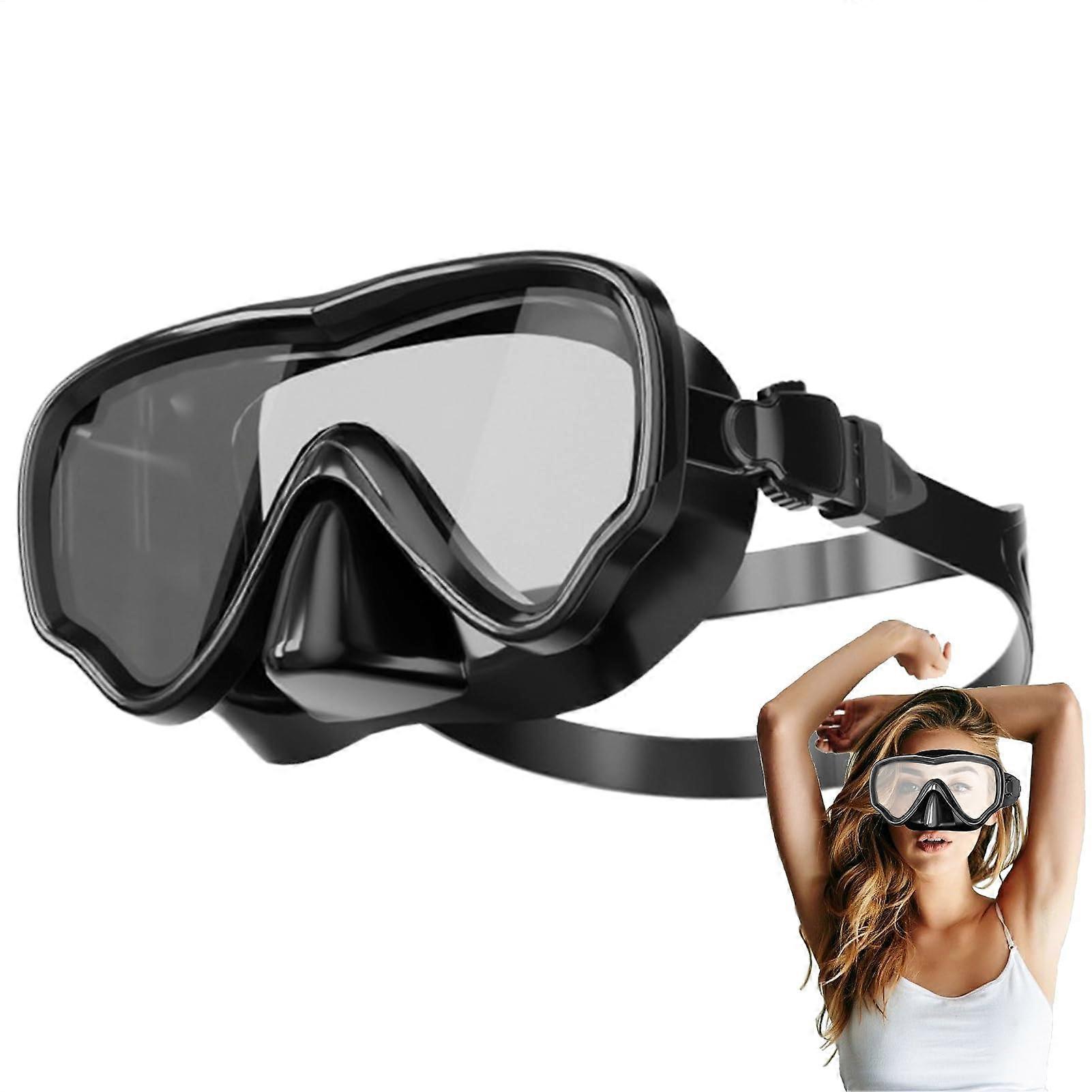 Schwimmen Herren Schwimmbrillen Erwachsene | Hochfestes Anti-Nebel Design für Schnorcheln und Schwimmen ohne Leckage