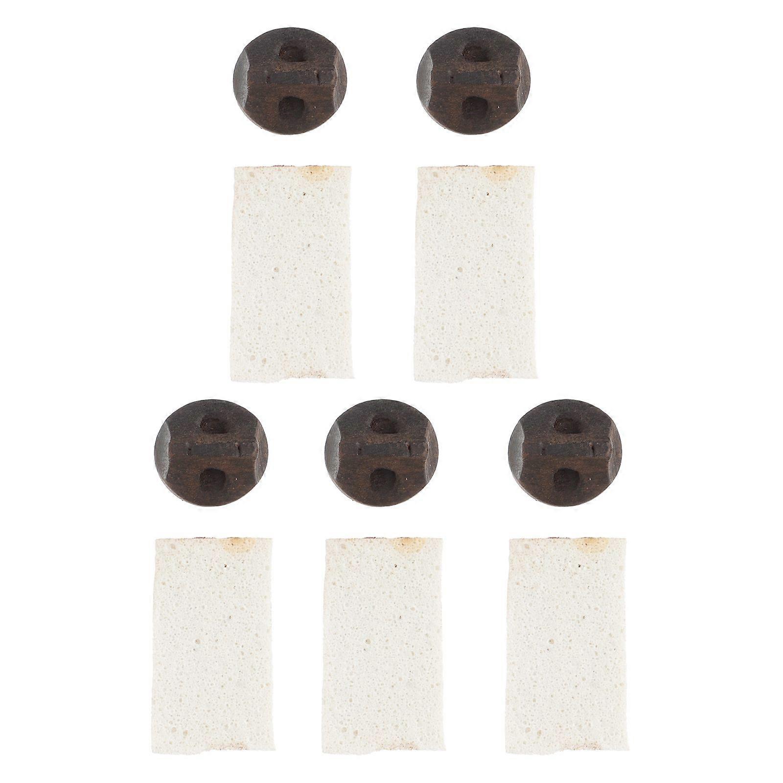 5 Sets Creative Erhu Silencer Wooden Practical Erhu Mute Useful Erhu Sordine