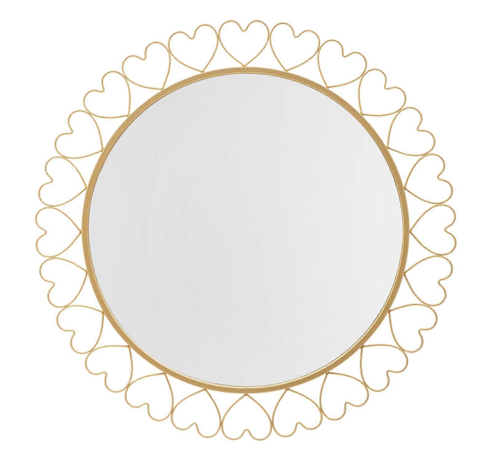 MIROIR MURAL COEURS CM Ø 80X2,5