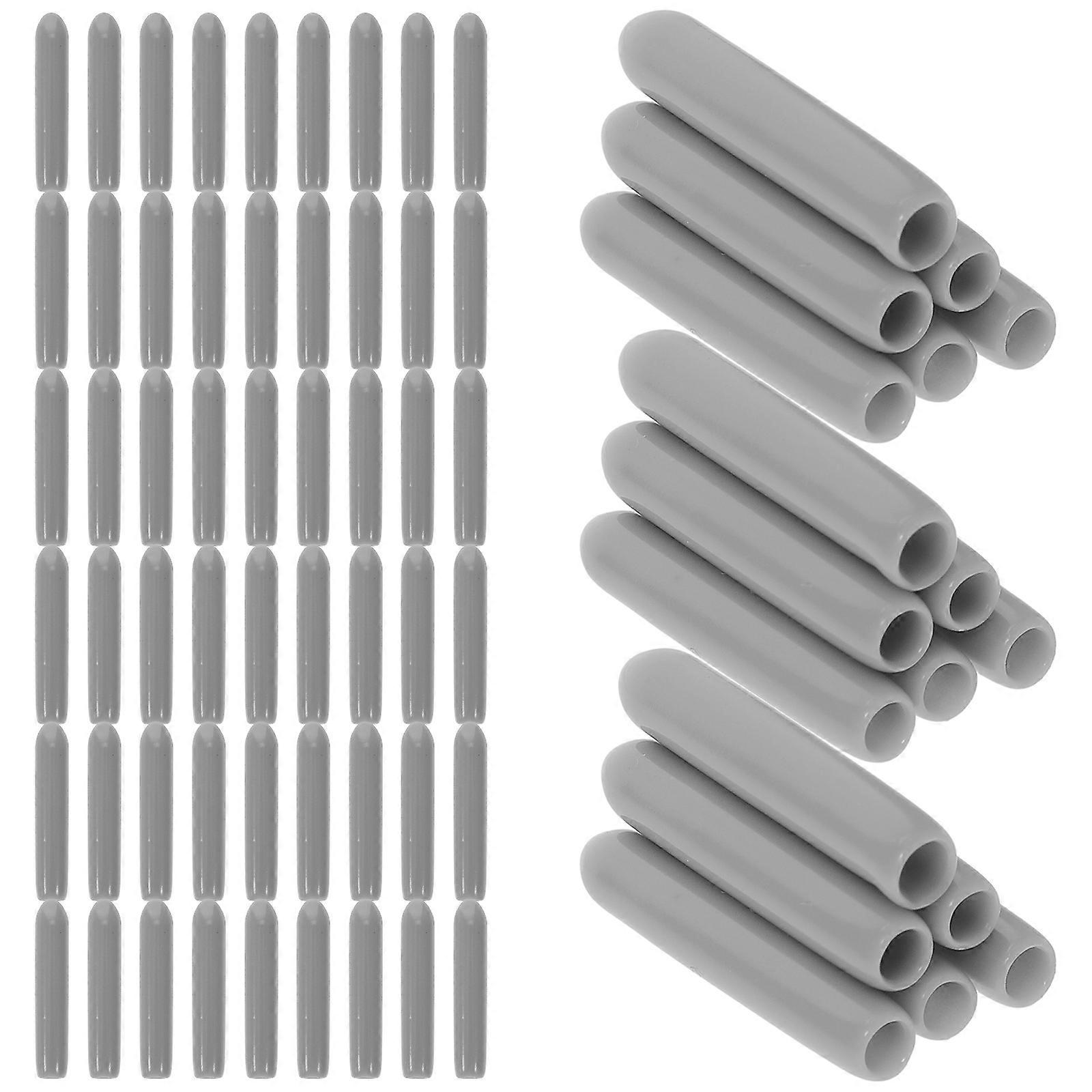Shelf Organizer Tip Caps Round End Caps Prevent Scratches Kitchen Organization 150Pcs