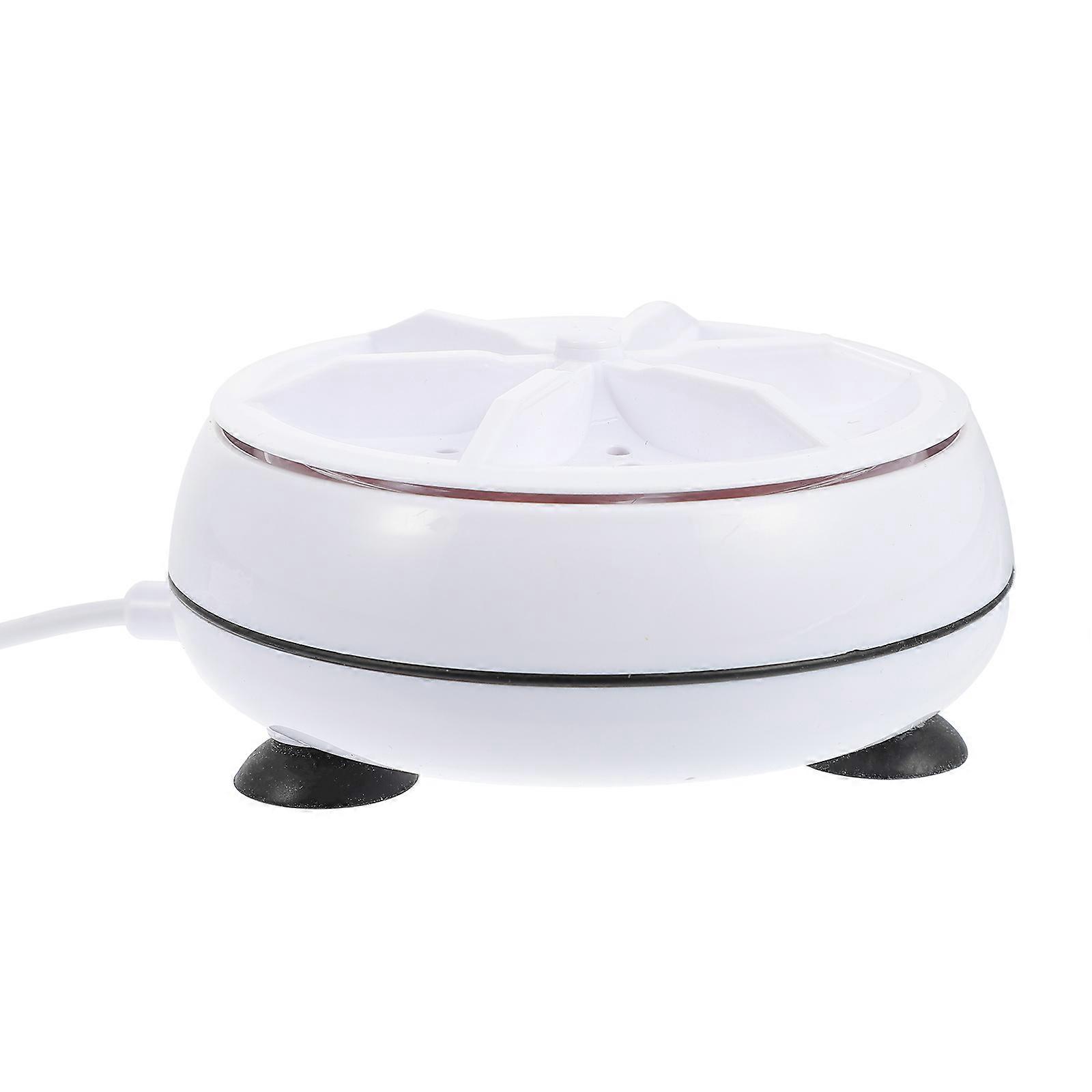 Portable Mini Washing Machine for Travel Use Lightweight ABS White 70 Characters