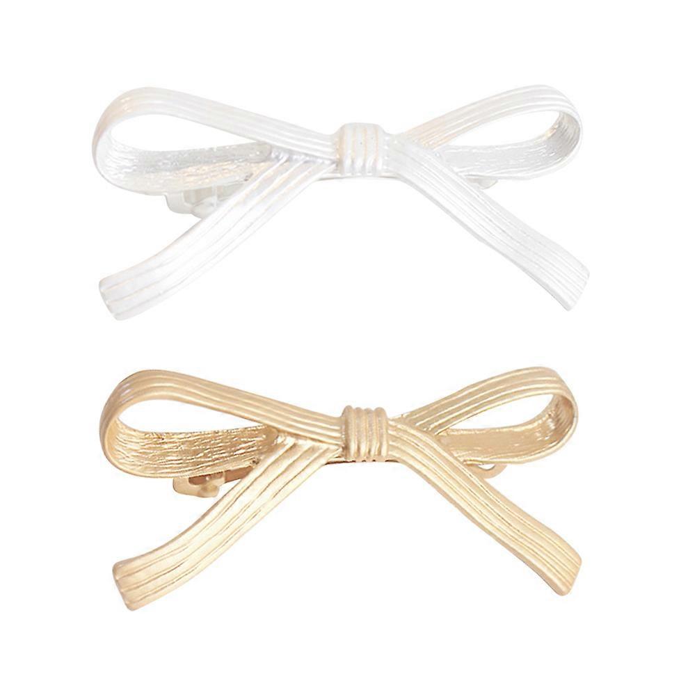 Assorted Color Alloy Bobby Pins for Women Hair Styles Perfect for Weddings Parties and Daily Use 2 Pcs