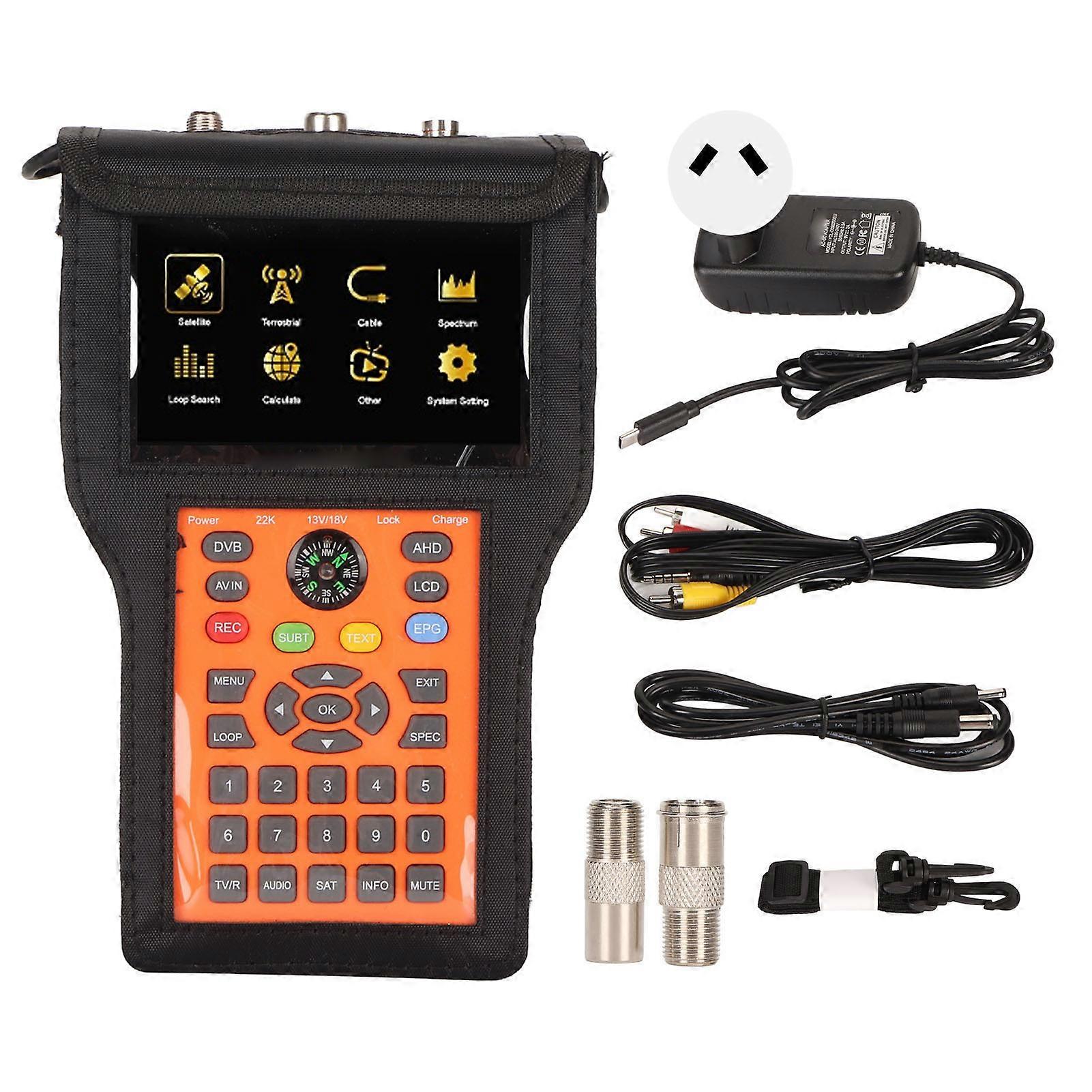 V8 Finder Pro 2 Satellite Finder - DVB-S2X/S2/S/T2/T/C, H.265, 4.3" LCD, AU Plug