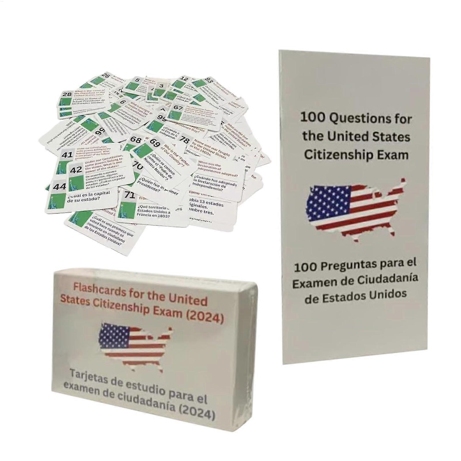 U.S. Citizenship Civics Questions and Answers, Test Flash Cards, Exam Preparation Book