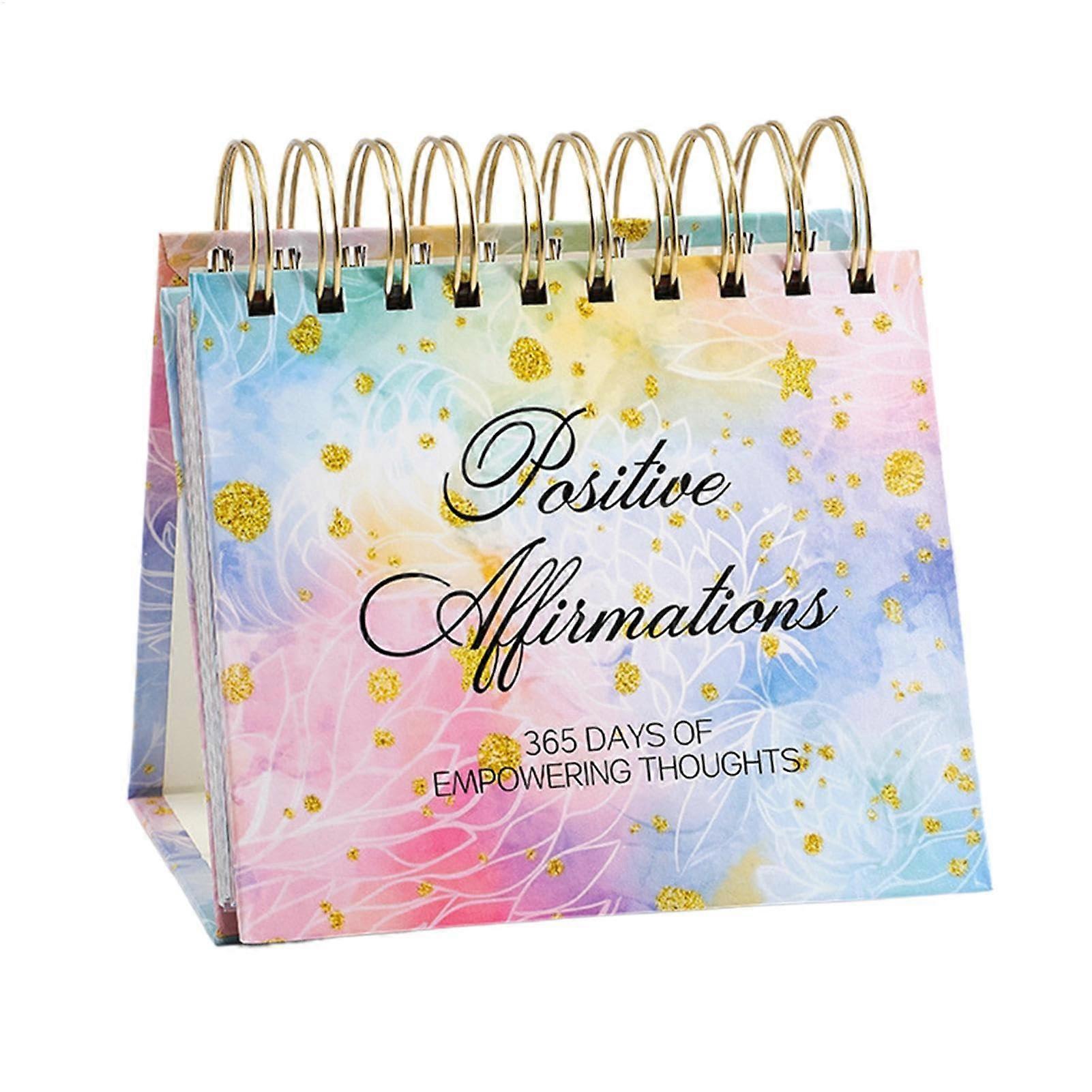 Courage Desk Calendar with Sayings for Every Day, English Positive Affirmation Daily Calendar