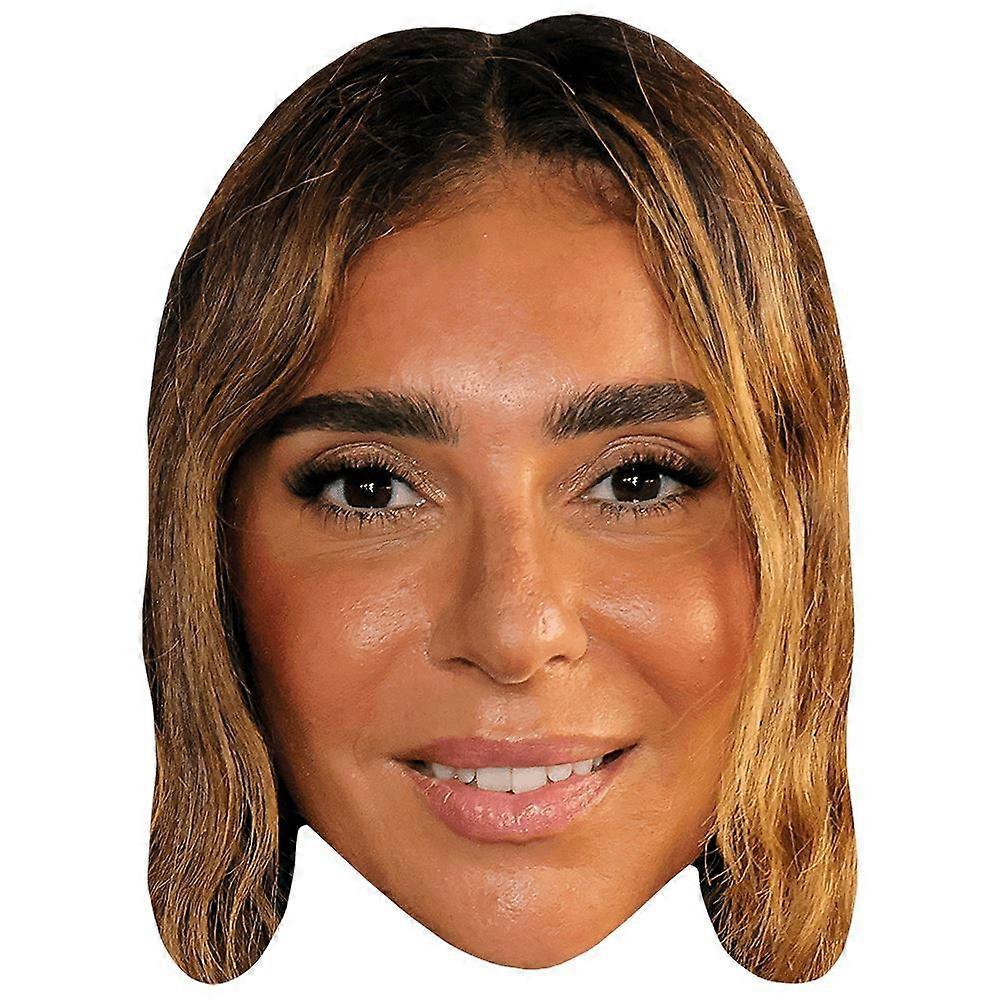 Jasmine Caccamo (Smile) Celebrity Mask, Flat Card Face