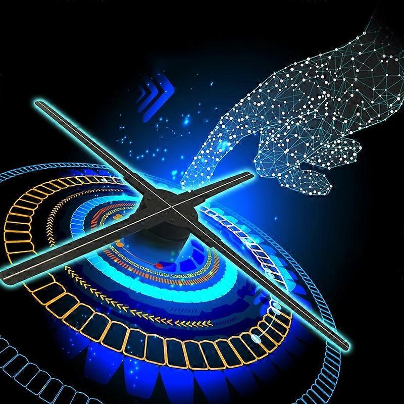 56CM 3D Fan Type LED Advertising Machine, Plug Type:US Plug 56CM US Plug