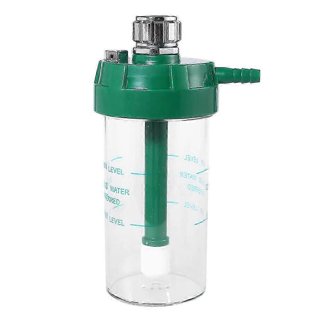 200mL Dry Humidifier Bottle for Oxygen Regulator O2 Pressure Gauge Upper Level & Lower Level