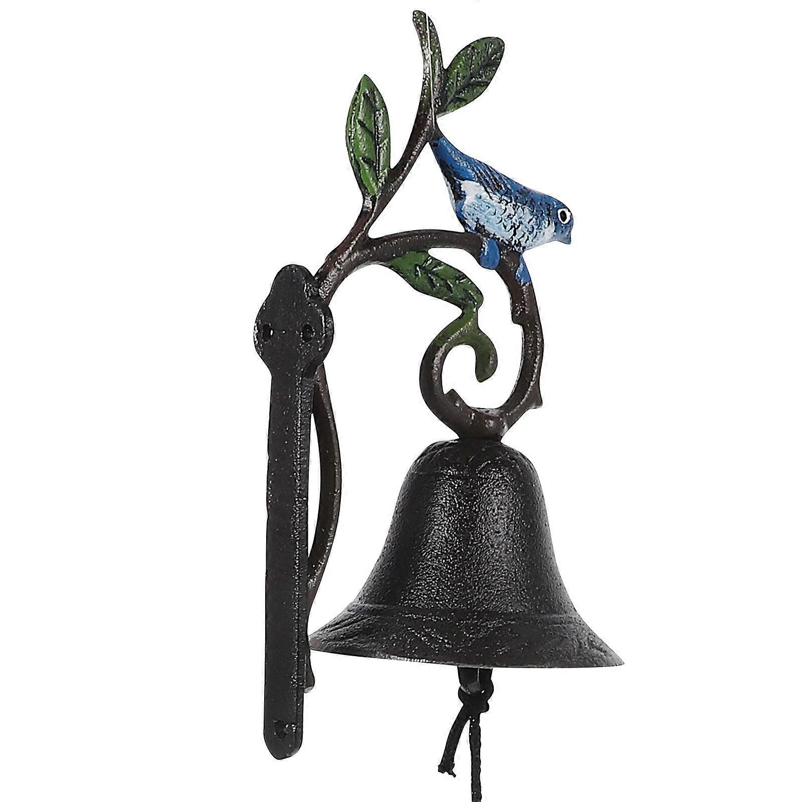 Handmade Retro Door Hanging Bell For Shop Yard 1Pack Bird Shape