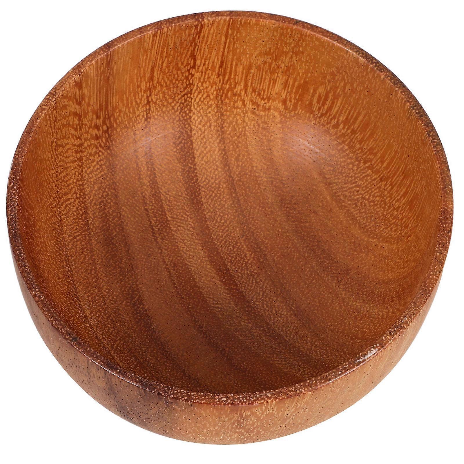 Natural Wooden Bowl for Food Serving Fruit Storage and Snacks 1 Set