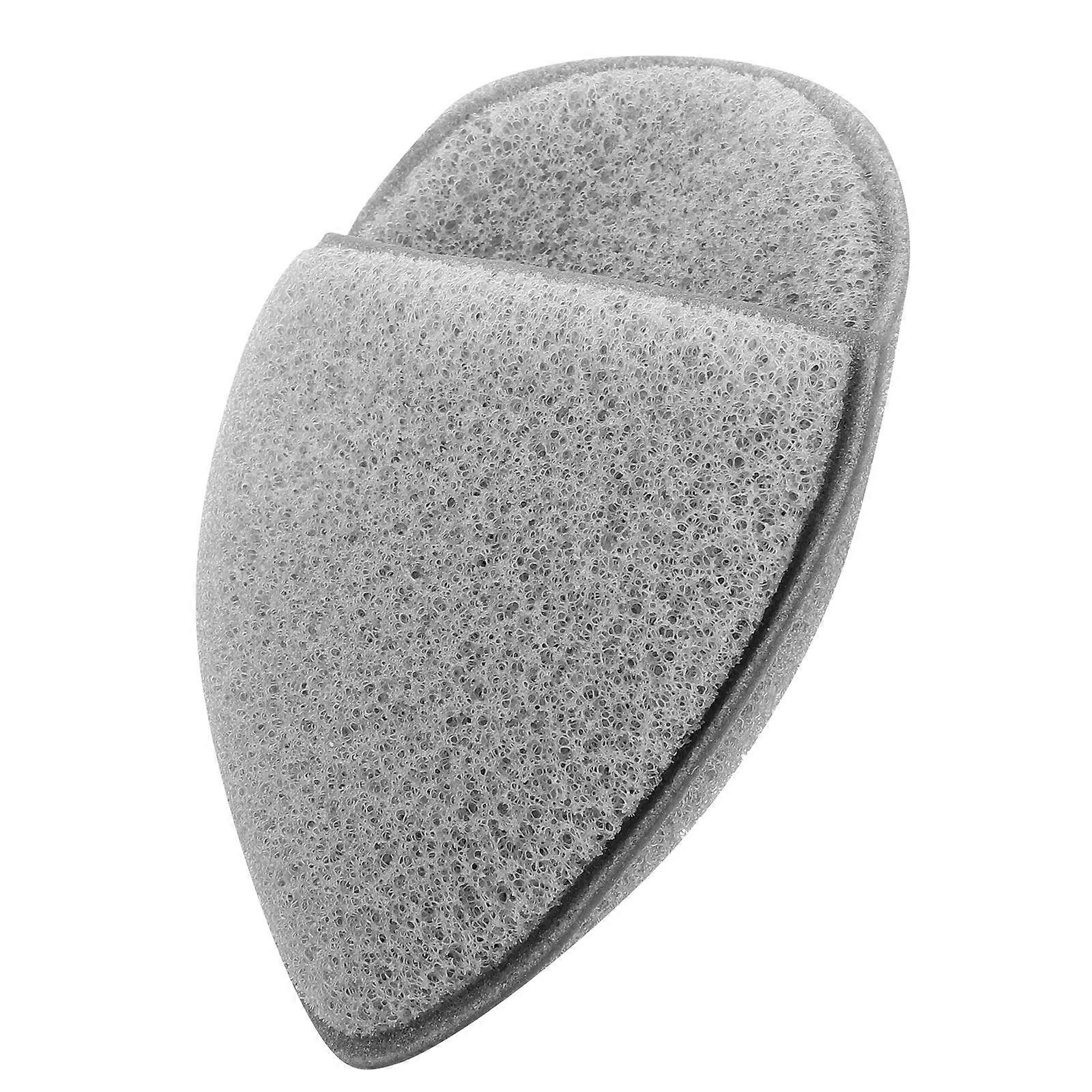 Hydrophilic Grey Face Sponge for Cleansing and Exfoliating Skin at Home Size 4.0 x 4.0 x 1.0