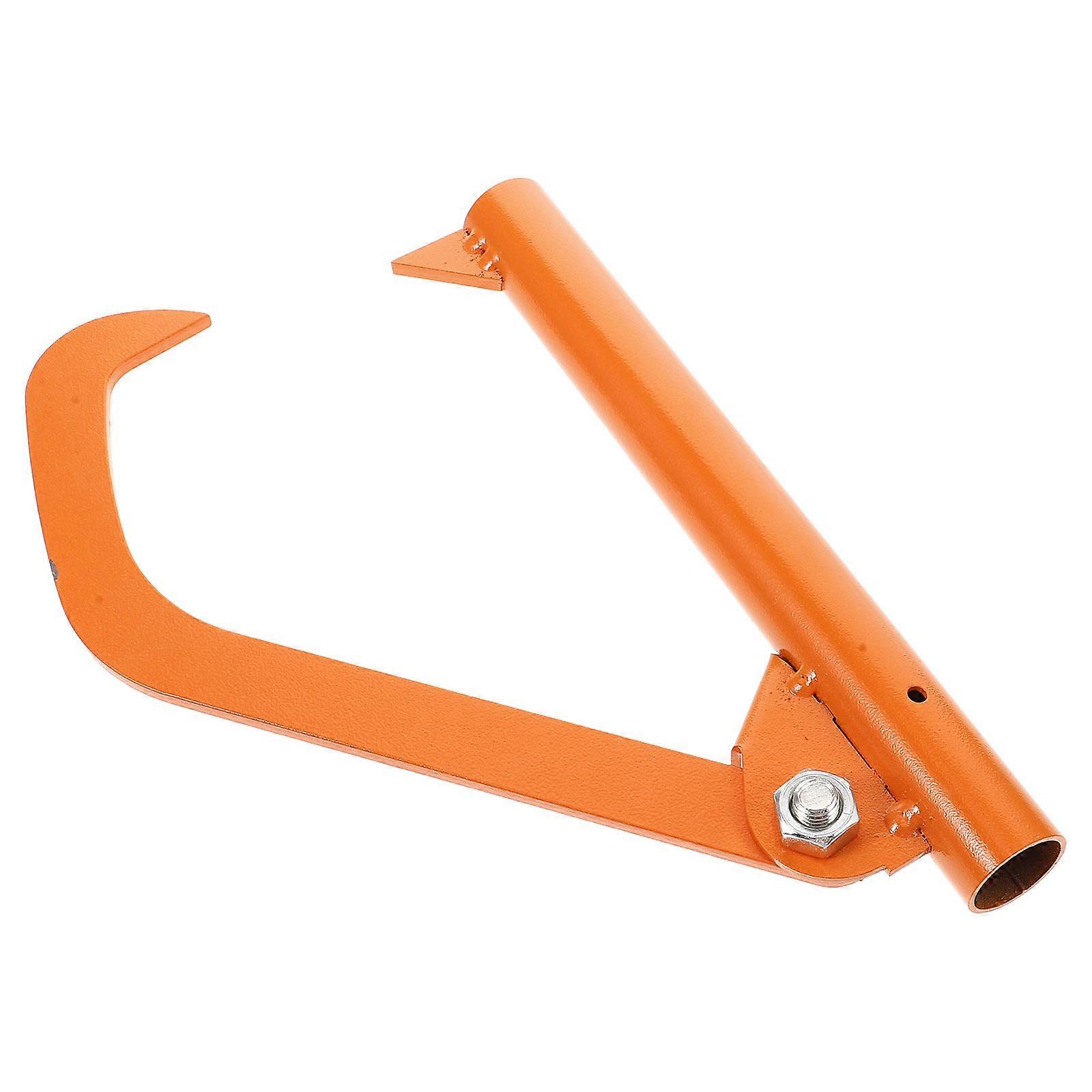 Heavy Duty Metal Log Cant Hook Tool Practical Adjustable Hook for Wood Handling