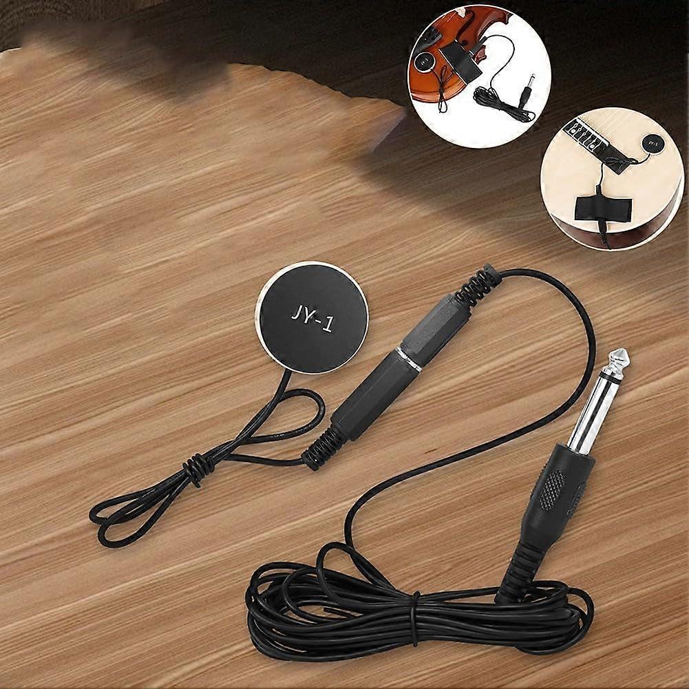 Acoustic Guitar Violin Suction Cup Pickup with Enhanced Fidelity, Easy Removal, Universal Compatibility, and Durable Design