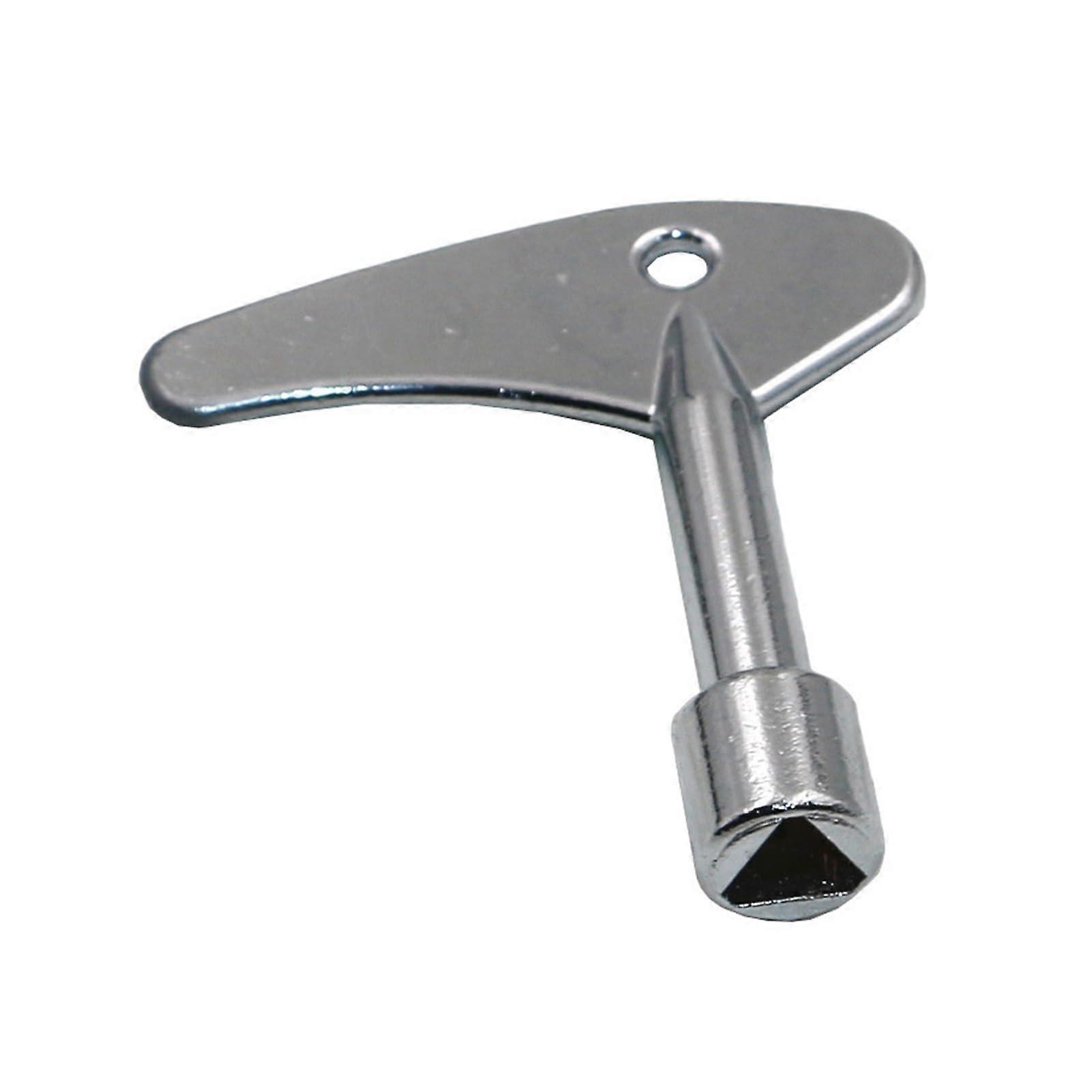 Universal Key Triangle Switch Wrench for Elevator Valve Control Cabinet Box, Heavy-Duty Steel, Compatible with Standard Cabinets