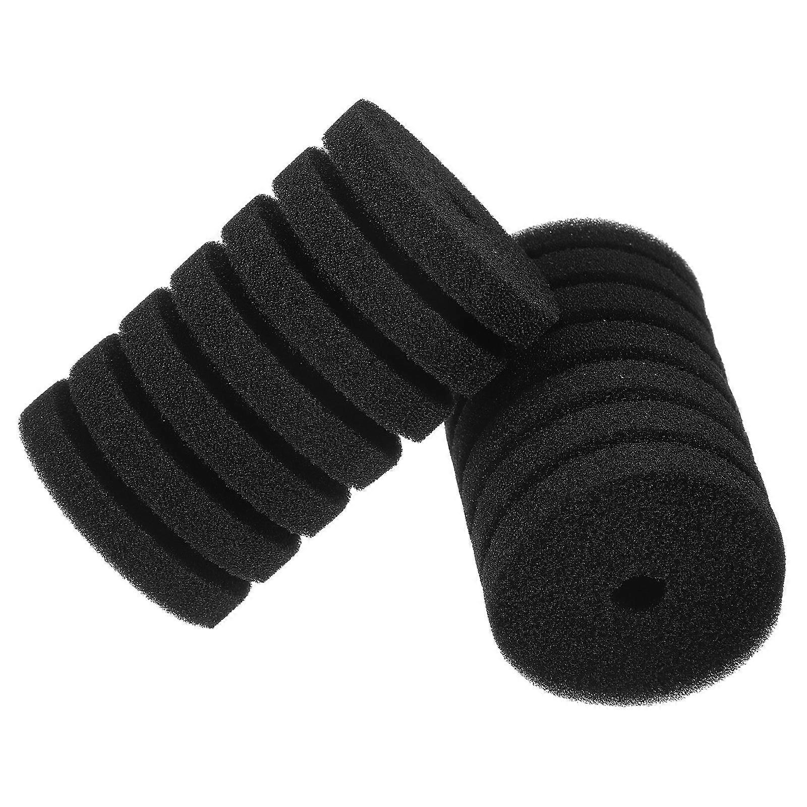 2Pcs Black Sponge Filter For Aquarium Water Filtration Ideal For Pet Enthusiasts With Clog Reduction Performance