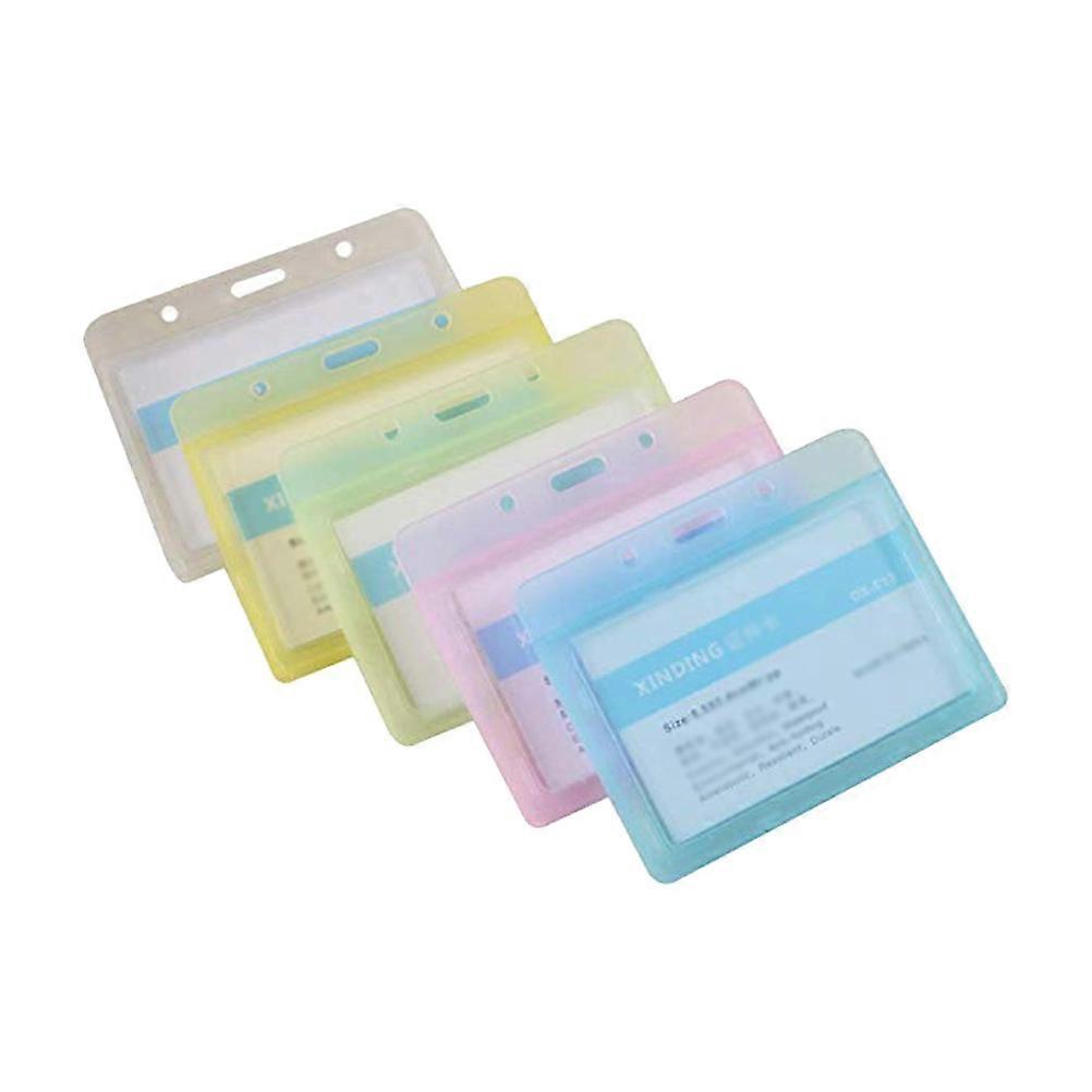 Employee Badge Identification Badge Holder Scratch Prevention Name Tag Office School 10Pcs