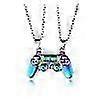 Game controller hand control necklace pair gift