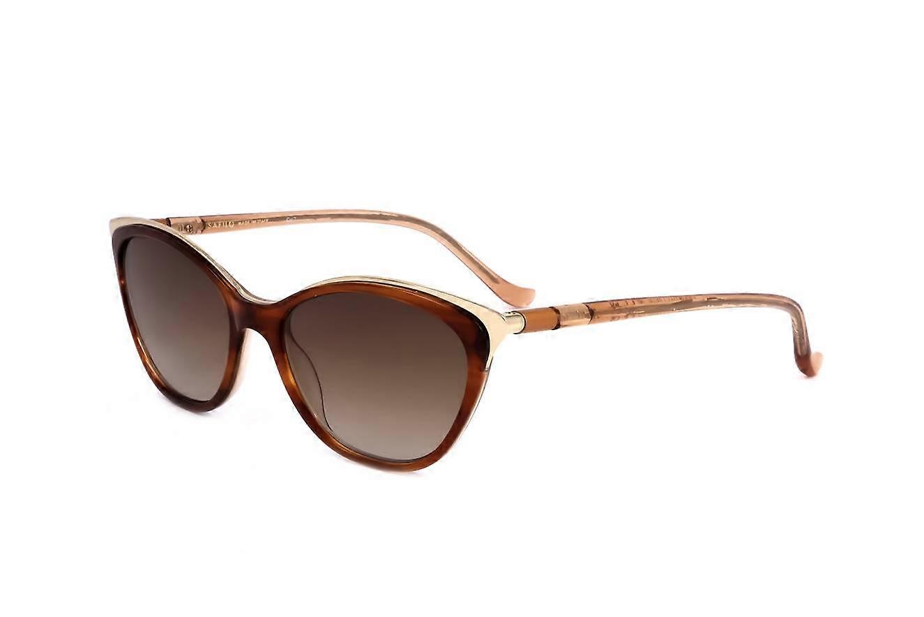 Sunglasses Safilo CIGLIA 01/S KVP STRIPED BEIGE 53/17/140 WOMAN