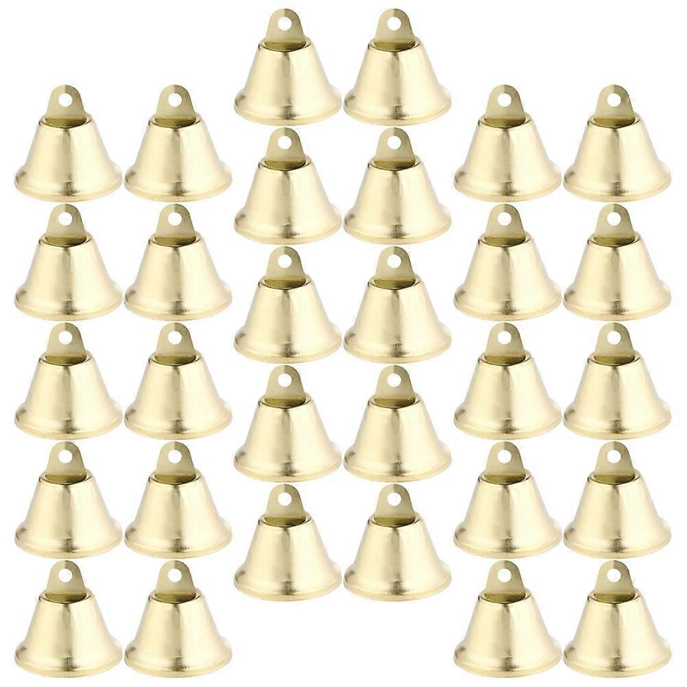 Decorative Bells 200Pcs Mini Sound Bells Ideal For Crafting Decoration Home Decor 1.6X1.6CM Golden Hanging Ornament
