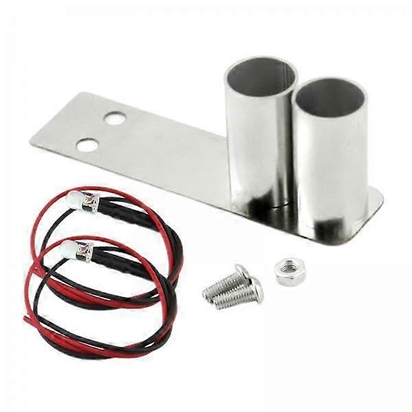 2X 1/10 RC Auto Simulation Exhaust Pipe Metal Tail Throat for HPI DIY B