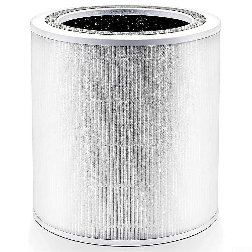 Replacement Filter Element For Core 400S-RF Air Purifier - 3-In-1 Enhanced Filtration System Easy-Install White