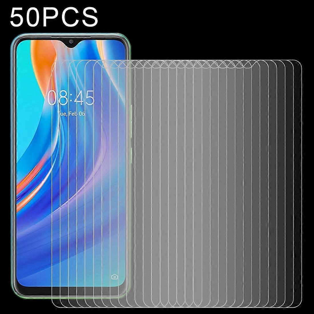 50 PCS 0.26mm 9H 2.5D Tempered Glass Film For Tecno Spark 7P For Tecno Spark 7P (50 PCS)