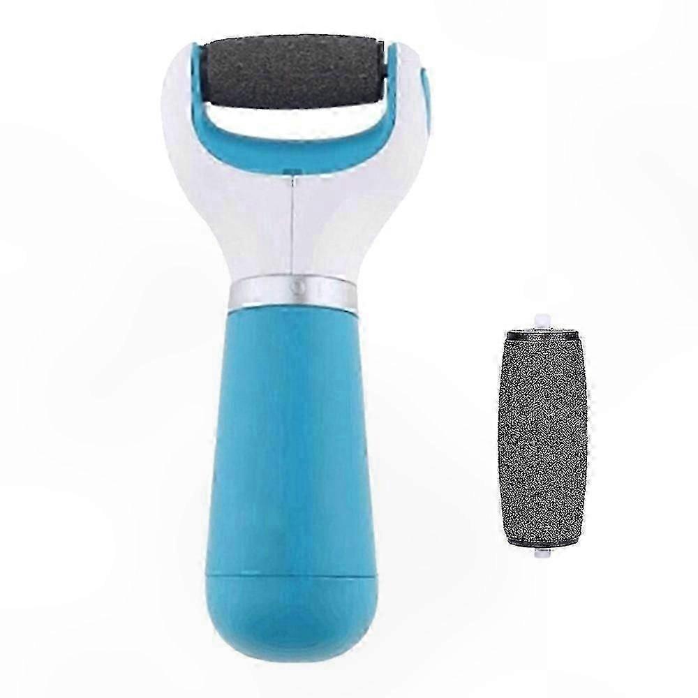 Electric Foot Care Tool with Replaceable Rollers for Smooth Skin and Callus Removal