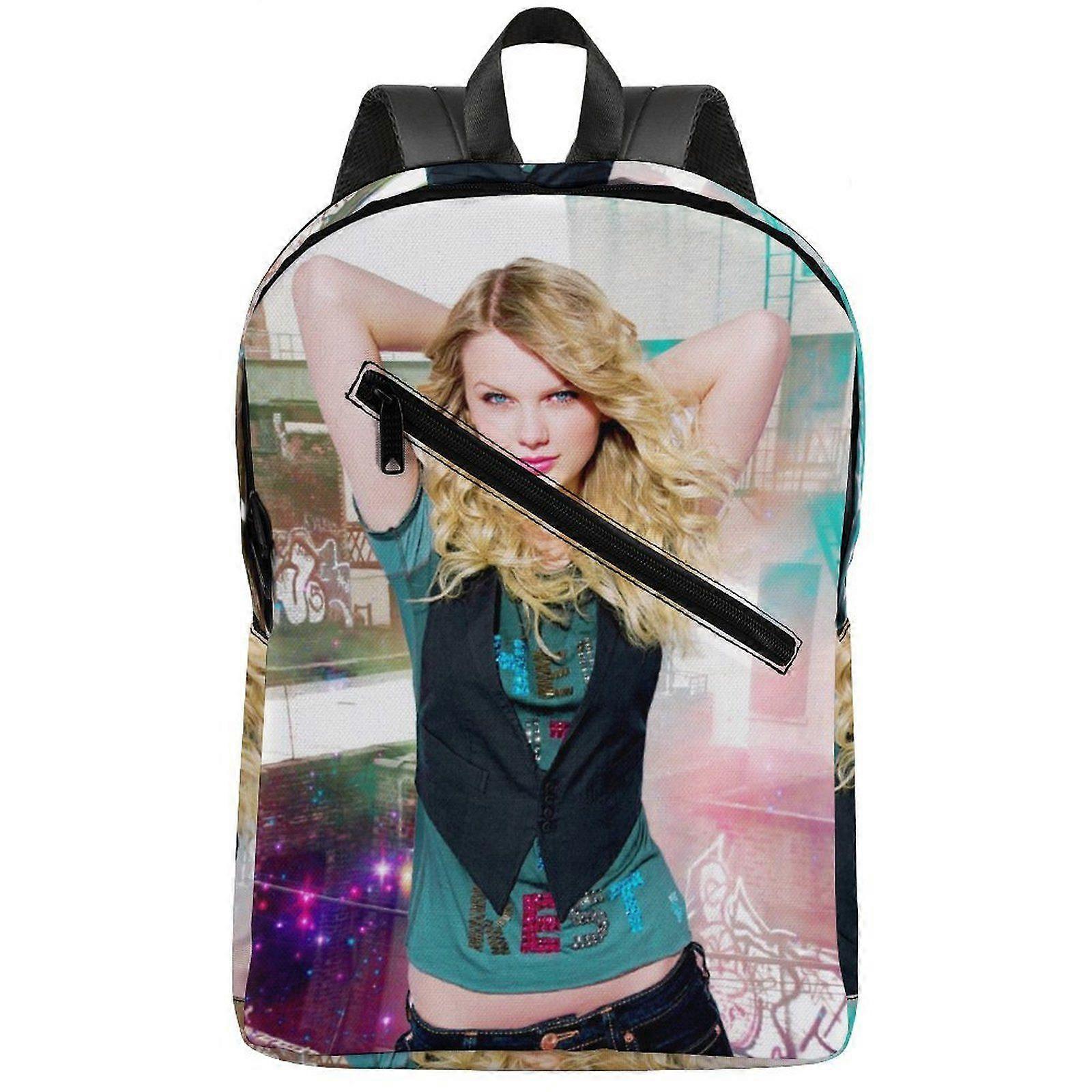 w641 Taylor Swift Durable 300D PU School Backpack with Soft Padding and Shock-Absorbing Straps for Comfortable Use u641