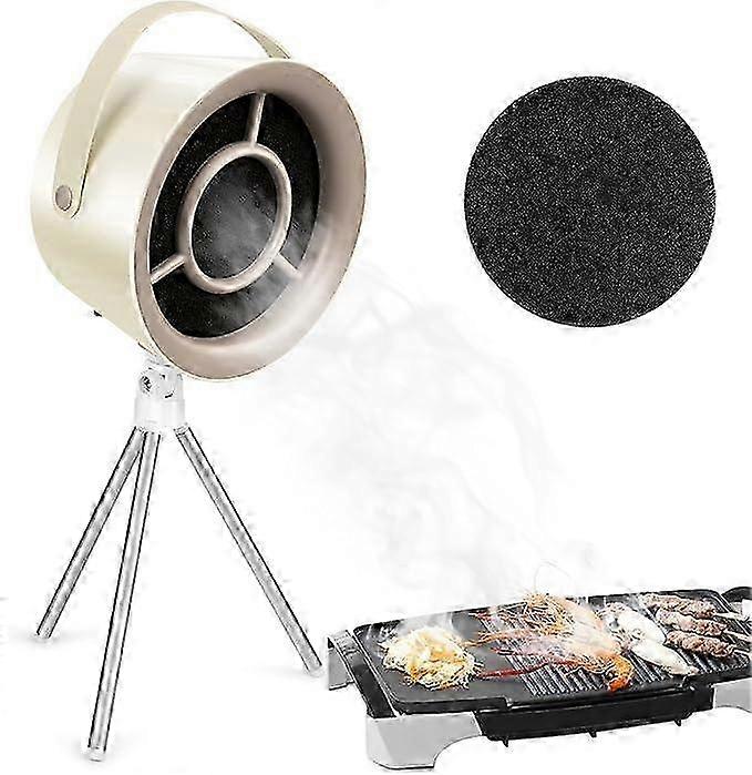 Portable Range Hood with 3 Speed Adjustment, Detachable Filter Screen Adsorbed Oil, Mini Exhaust Fan