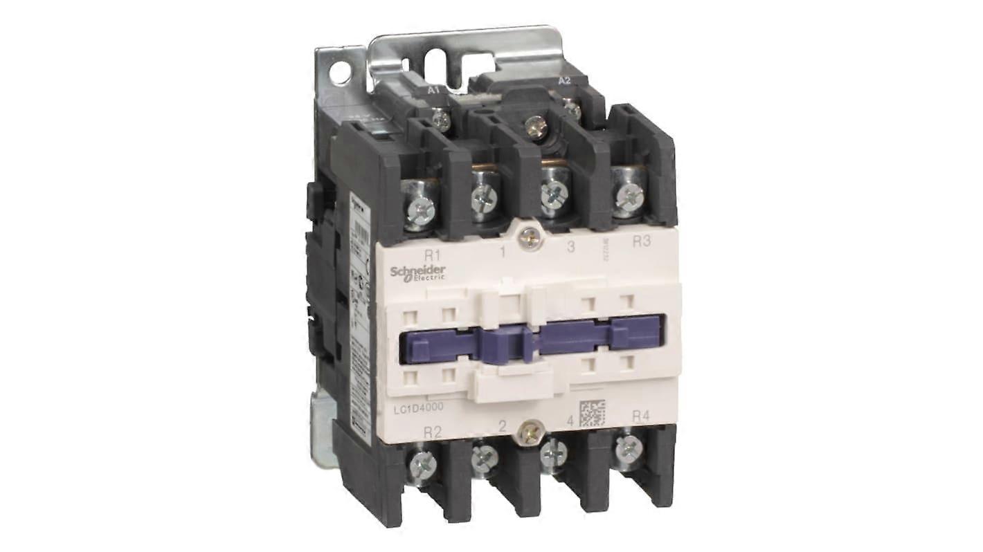 Schneider Contactor 4-pole 60a 110v Ac Tesys D Lc1d40008f7
