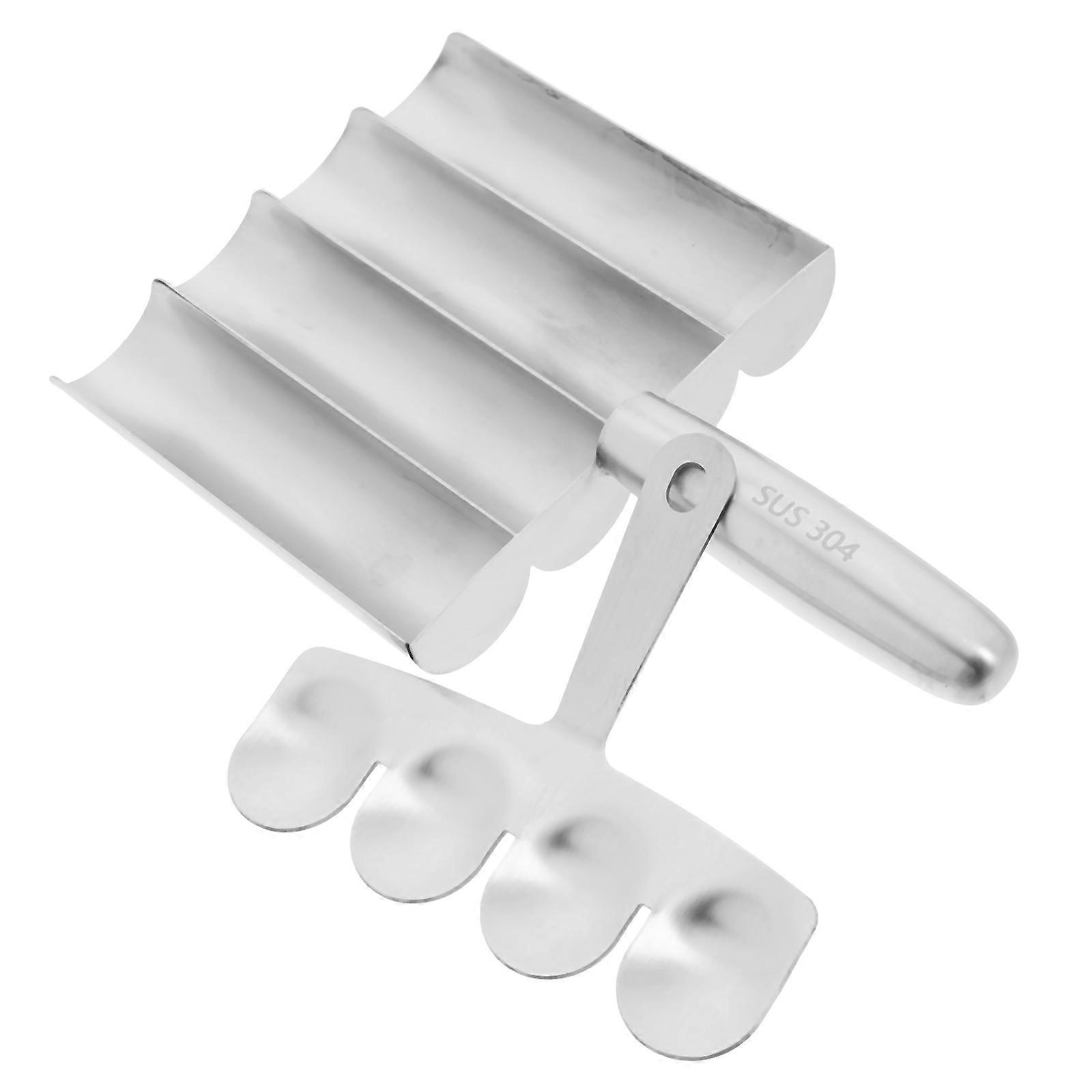 מטבח משולש קציצות יצרנית ב 304 נירוסטה עבור אביזרי בישול DIY כסף