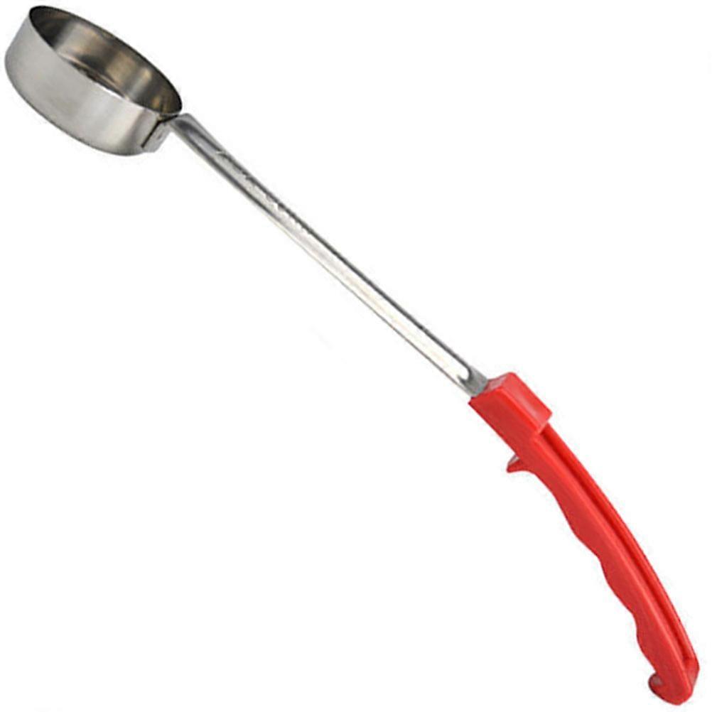 Multipurpose Cooking Spoon Pizza Spread Sauce Ladle Kitchen Accessory 33x6cm Plastic Handle 1Pcs
