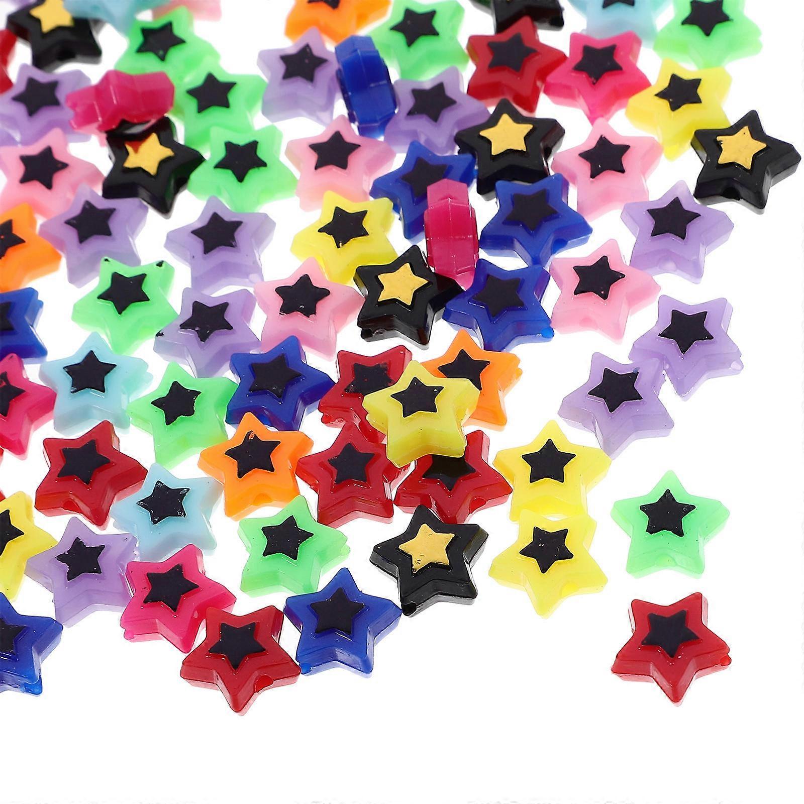 300 Pieces Assorted Color Plastic Beads for DIY Jewelry Accessories with Smooth Surface and