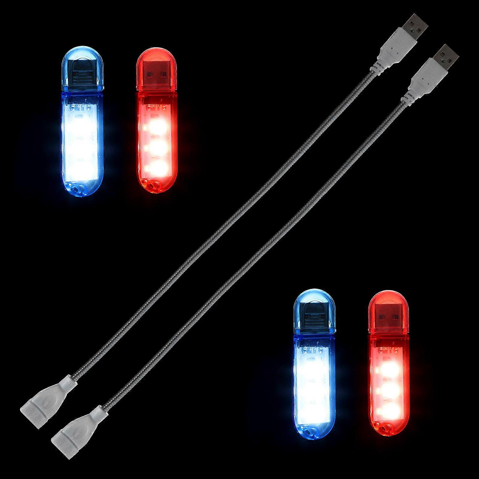 1 Set USB Flash Drive Type Plug in USB Night Light for Computer Keyboard
