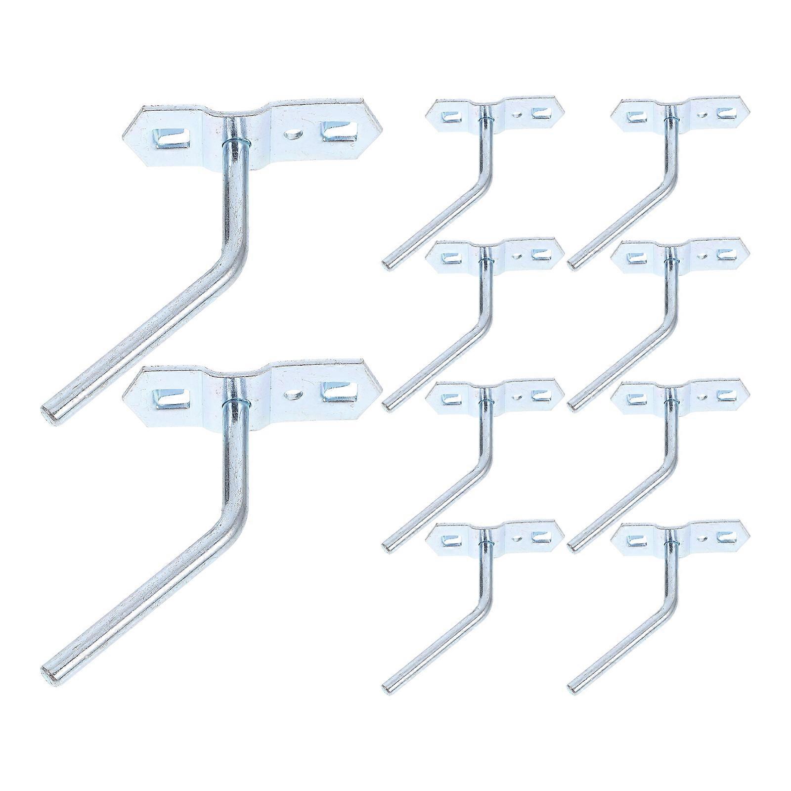 10pcs Socket Hanger Storage Hook Wall Mount Heavy Duty Garage Hook Set