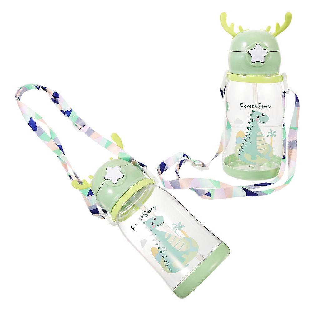 Antler Drinking Cups with Straws Lightweight Spill Proof Water Bottles for Home, School, Travel Fun Design, Safe Material, Easy Hydration for