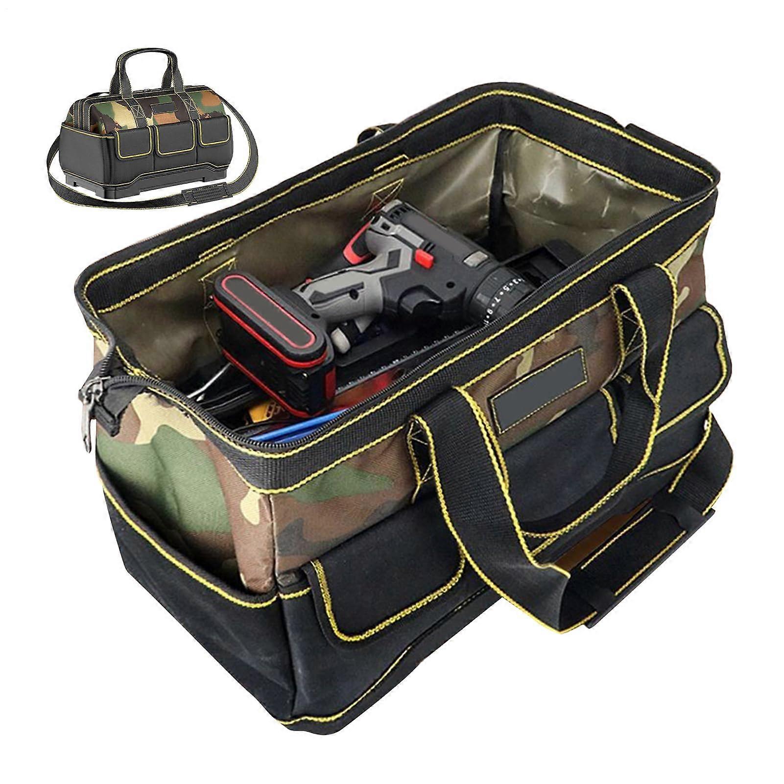 Robust Tool Bag Portable with Organizer Expandable Waterproof Compartment