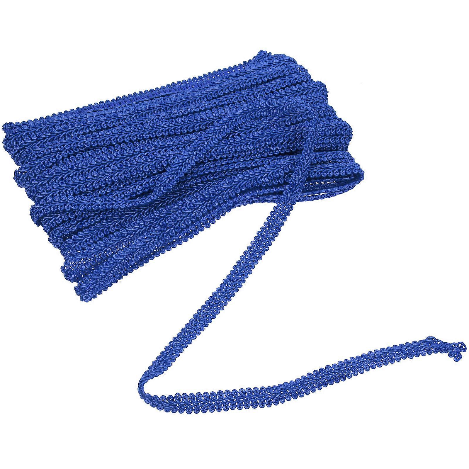 Craft Fringe Trim Garment Decoration Lace Shape DIY Projects Elegant Blue 1Roll