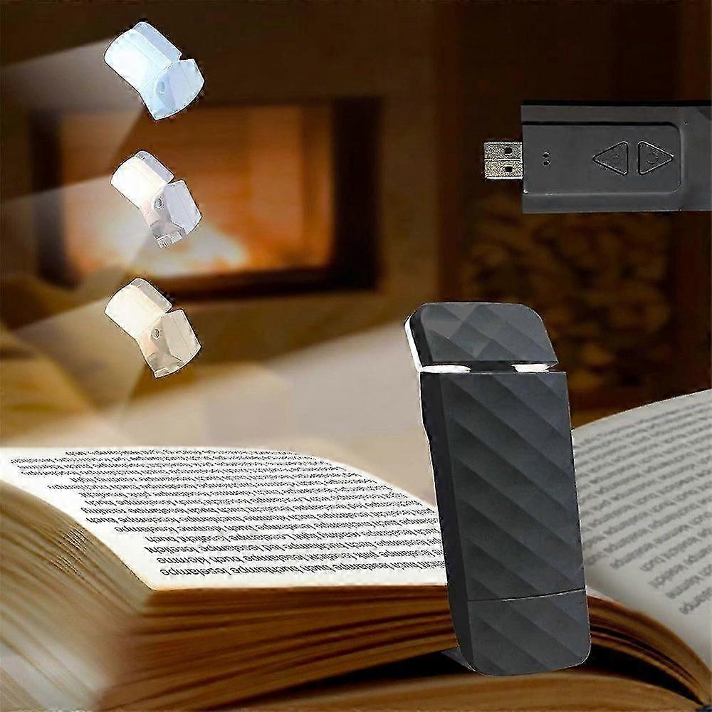 Adjustable LED Book Light with Clamp for Reading and Night Use