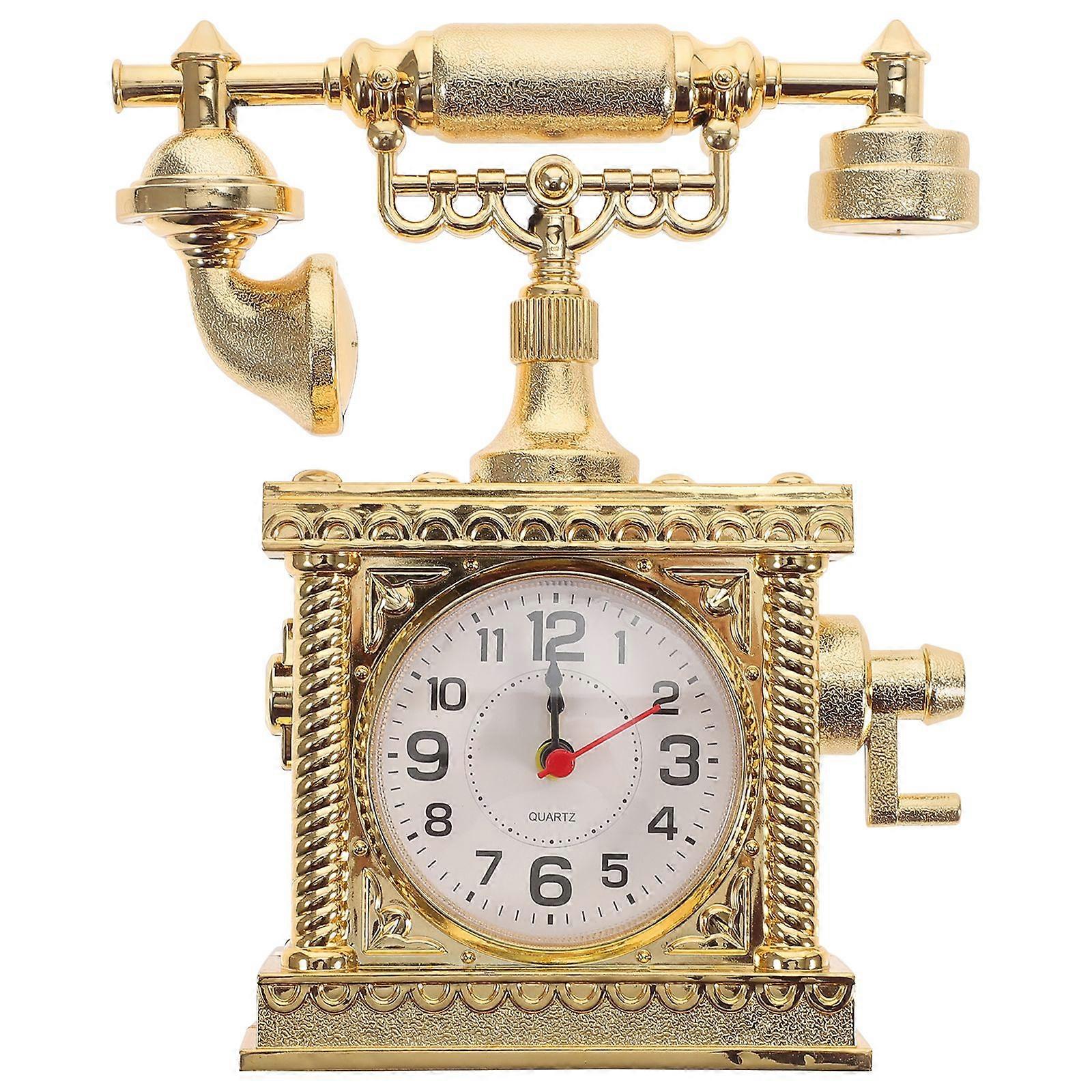 1Pc Mini Alarm Clock Multifunctional Electronic Alarm Clock (Random Color)