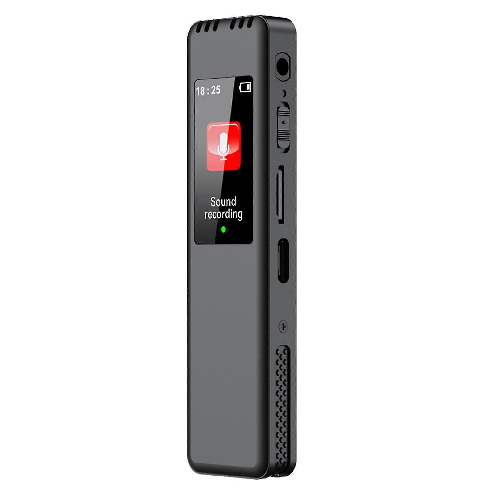 Digital Voice Recorder with Voice Activation, Noise Reduction, Built-In Mic, MP3 Player