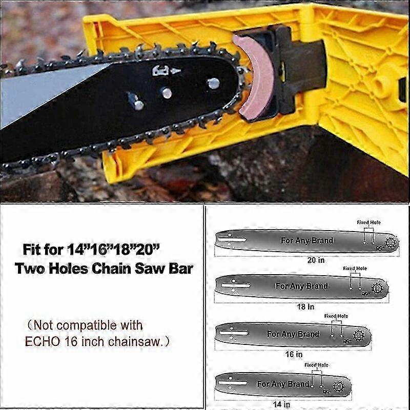 Chainsaw Sharpener, Chainsaw Sharpener Set with 3 Whetstones, Fast Woodworking Tools for Lumberjacks, Lawn Mowers, Chainsaws